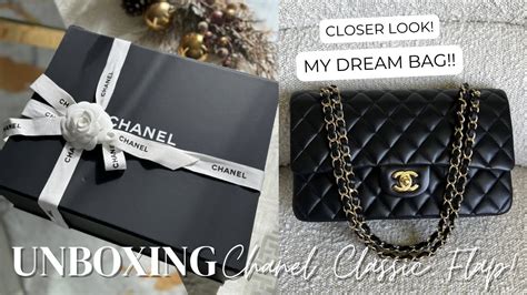 unboxing chanel classic flap|chanel flap.